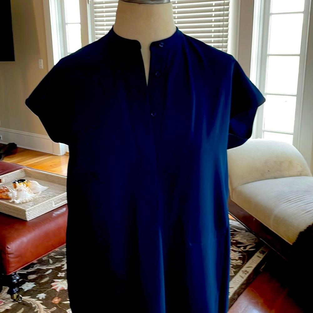 Vince navy shift dress